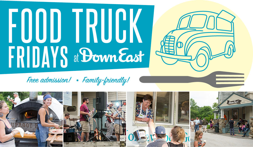Food trucks in Maine at Down East Food Truck Fridays