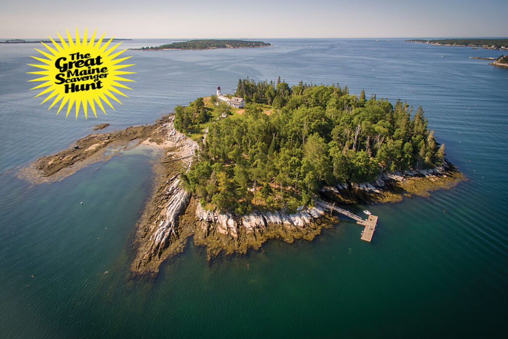 island with lighthouse