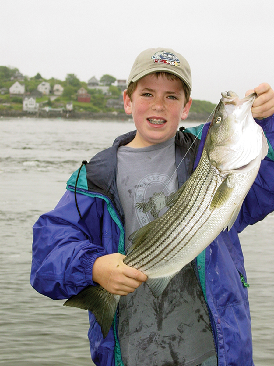 Kid with fish