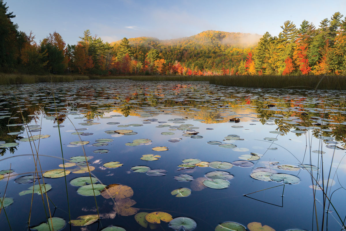 Mill Pond, in New Vineyard, along Route 27