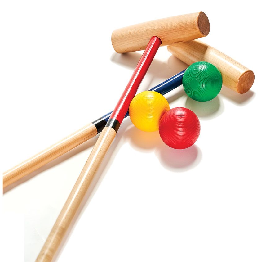 maple croquet set from North Meadow Croquet