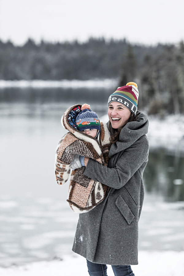Author Laura Serino, and baby Austin
