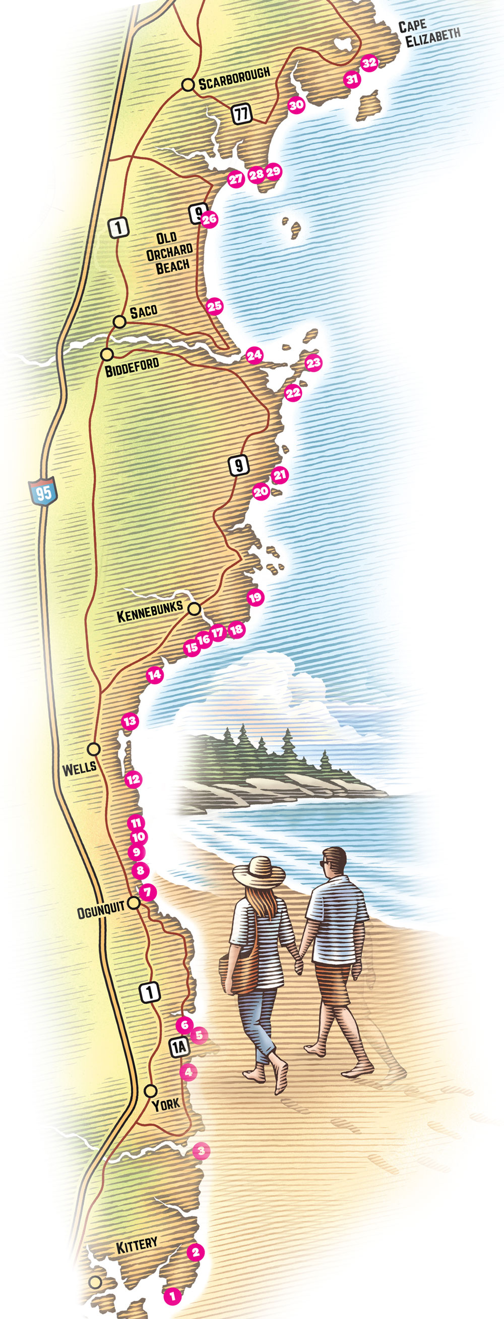 Maine Beaches - Guide to Southern Maine Beaches  Down East Magazine