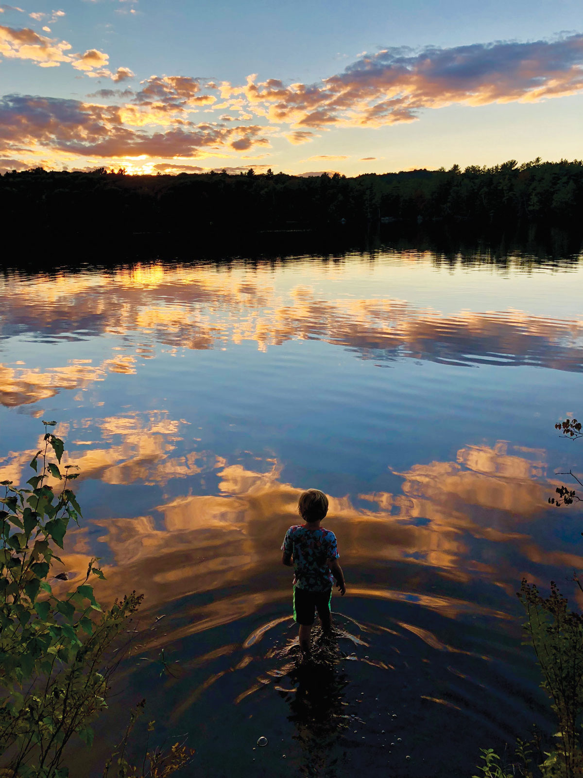 camping on the Androscoggin River