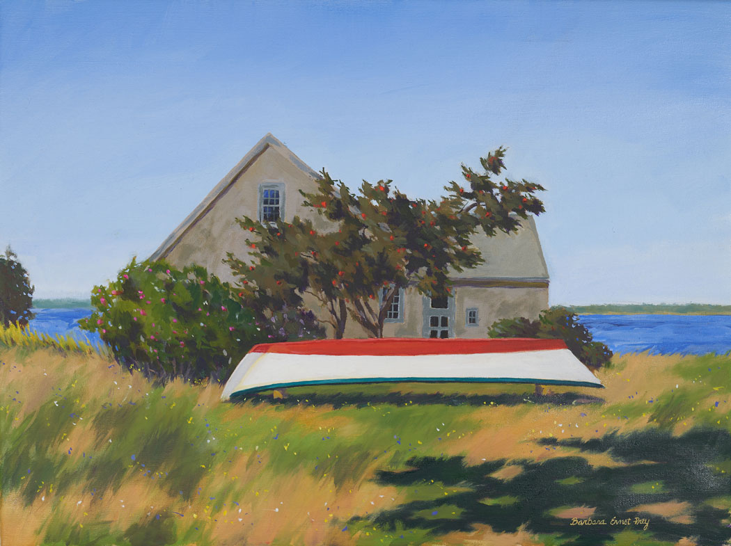 Overturned-Dory_Teel-Island_Oil-on-canvas_2019